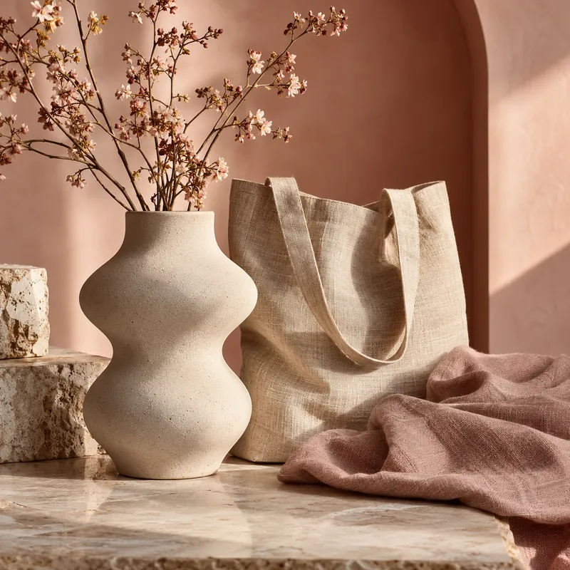 AI-generated concept: a curated boutique product display.