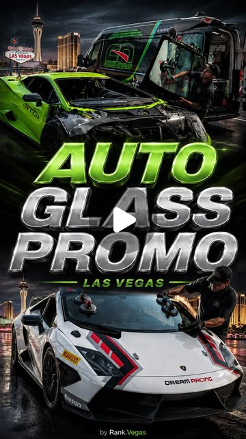 Auto-glass service promotion local Instagram Reel preview by Rank.Vegas