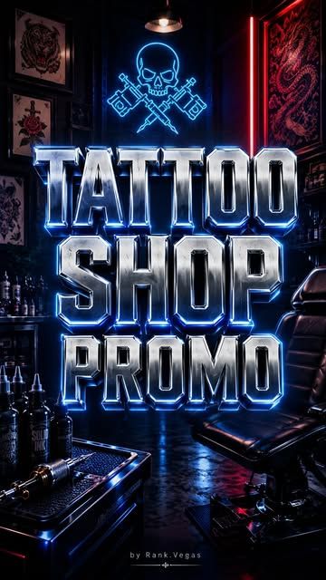 Tattoo-shop promotion local Instagram Reel preview by Rank.Vegas